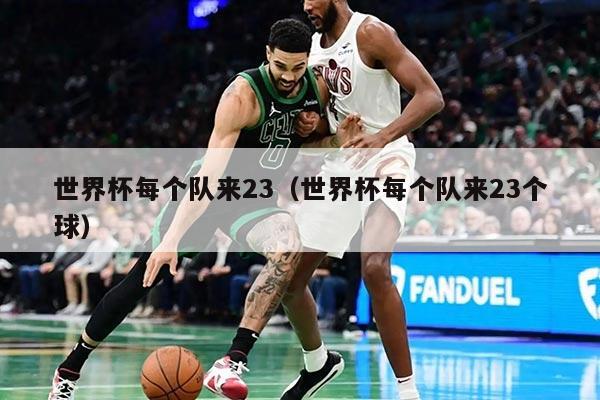 世界杯每个队来23（世界杯每个队来23个球）