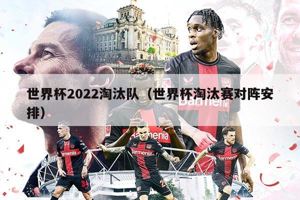 世界杯2022淘汰队（世界杯淘汰赛对阵安排）