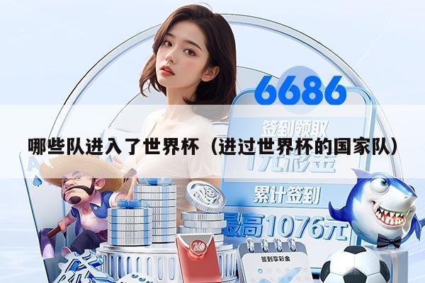 哪些队进入了世界杯（进过世界杯的国家队）
