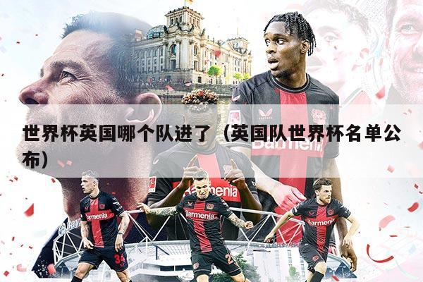 世界杯英国哪个队进了（英国队世界杯名单公布）