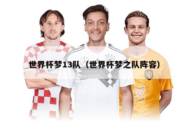 世界杯梦13队（世界杯梦之队阵容）